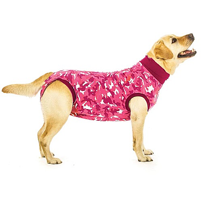 Suitical Dog Recovery Suit (Pink Camo)